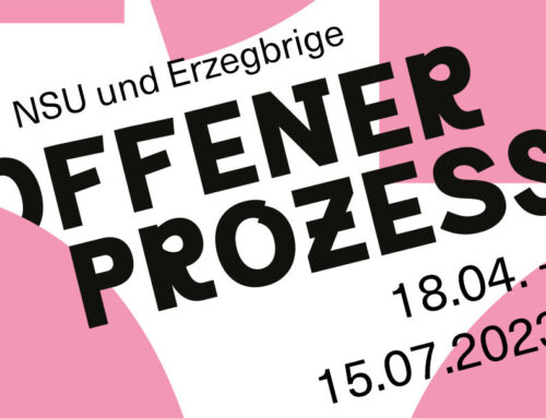 Pressekonferenz zur Eröffnung der Ausstellung “Offener Prozess” im Theater Variabel Olbernhau