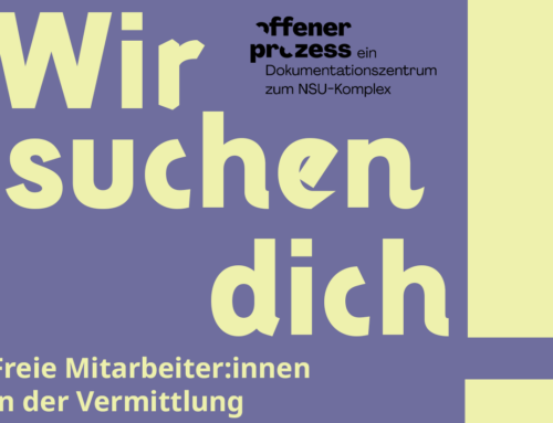 Wir suchen: Freie Mitarbeiter:in für die Vermittlungs- und Bildungsarbeit